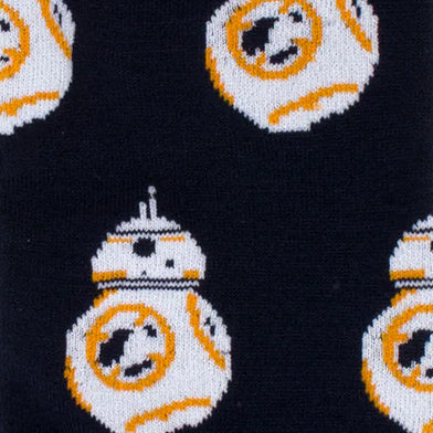 Caja de regalo de calcetines azul marino Star Wars BB-8 y pin de solapa con el emblema Starbird de la Alianza Rebelde