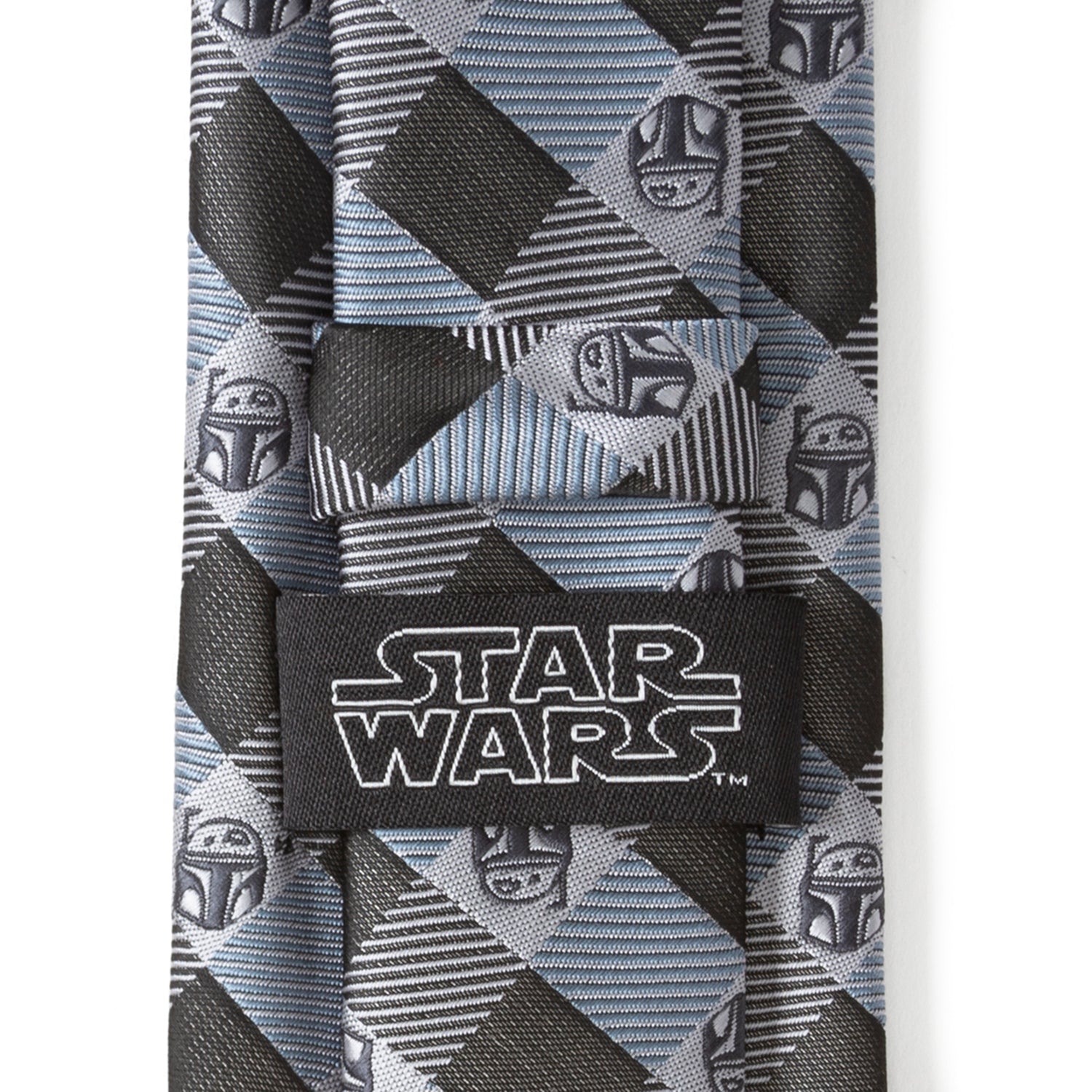 Star Wars Boba Fett Blue and Gray Plaid Tie - My Men's Shop