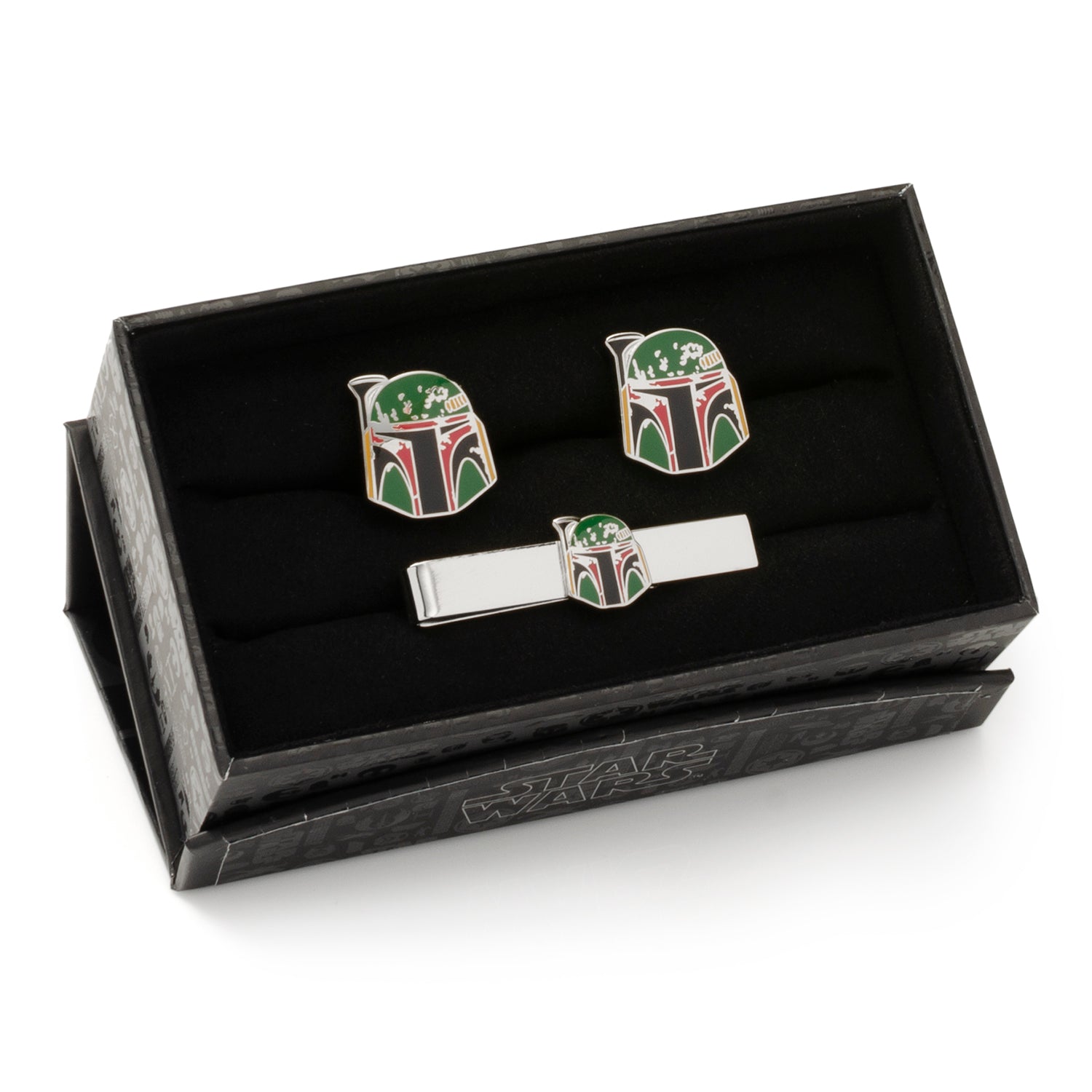 Star Wars Boba Fett Cufflinks and Tie Bar Gift Set - My Men's Shop
