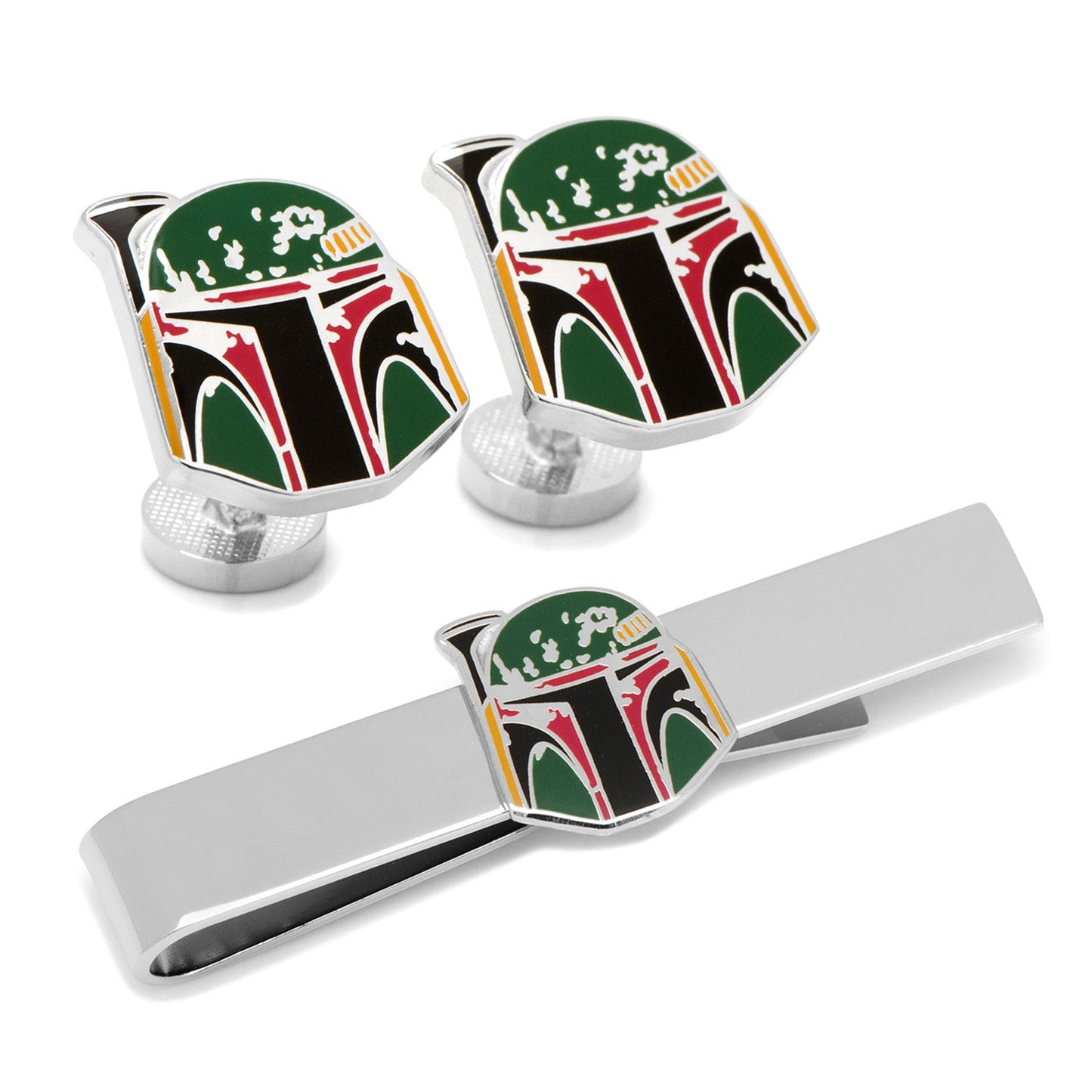 Star Wars Boba Fett Cufflinks and Tie Bar Gift Set - My Men's Shop