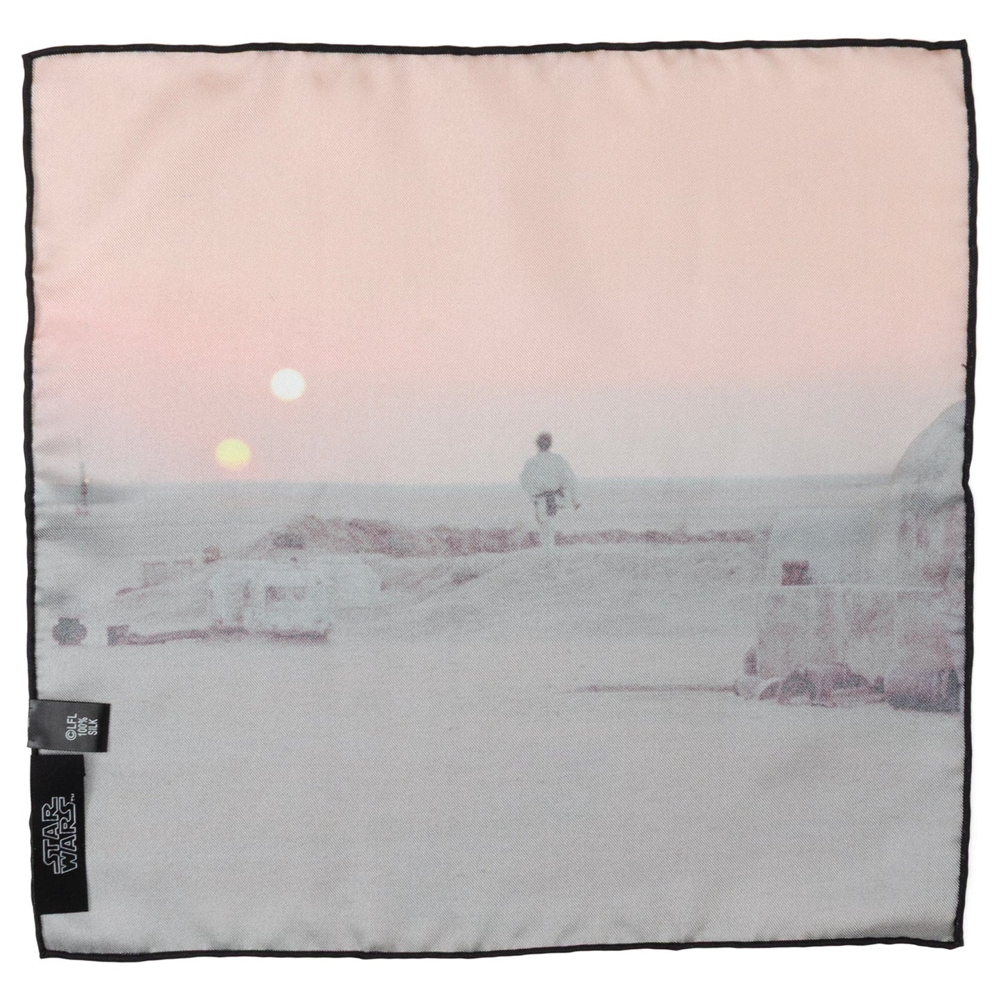 Star Wars Tatooine Binary Sunset Pocket Square - My Men's Shop