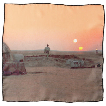 Star Wars Tatooine Binary Sunset Pocket Square - My Men's Shop