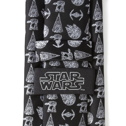 Star Wars Ships Black Tie - My Men's Shop
