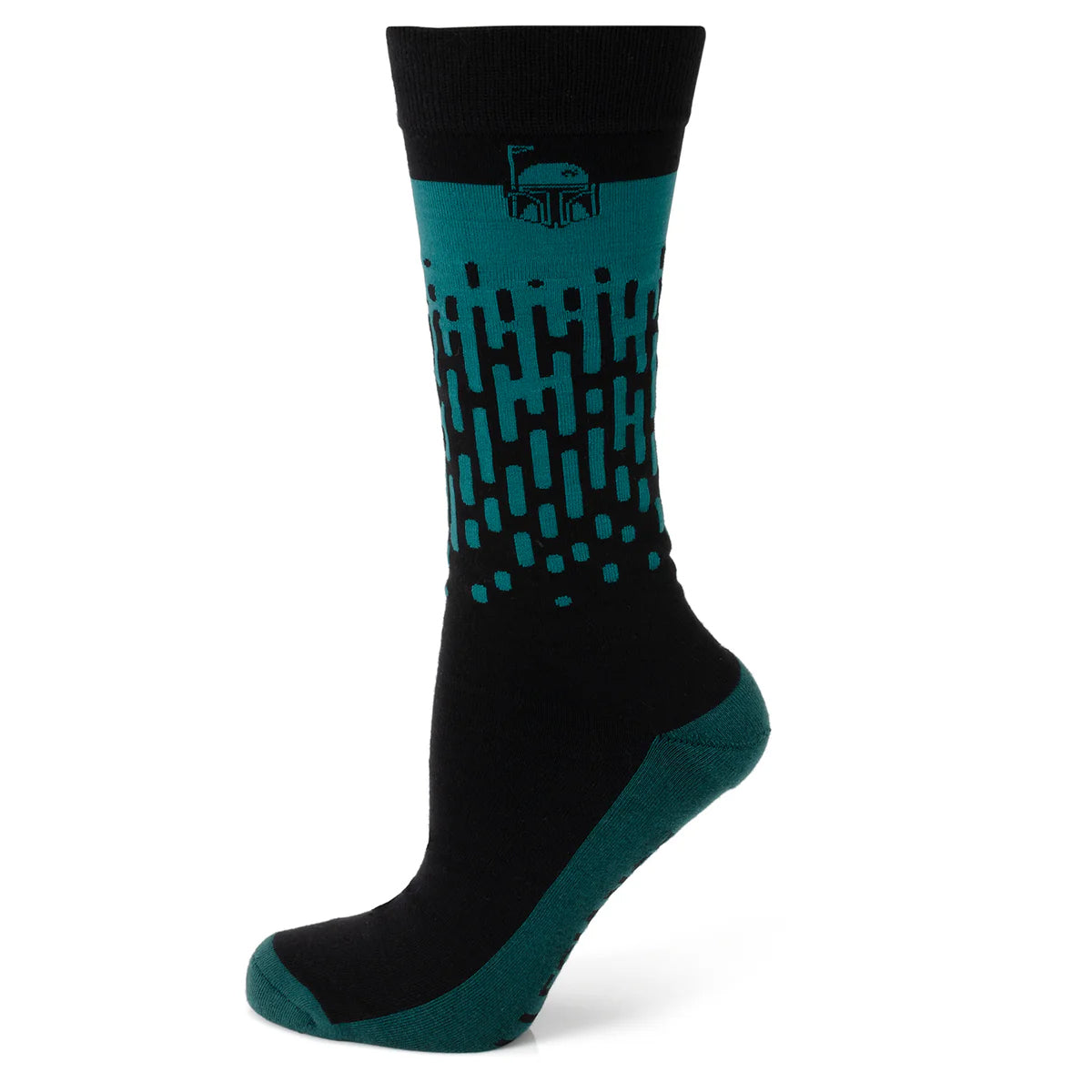 Star Wars Boba Fett Green Dress Socks and Crest Lapel Pin Gift Set - My Men's Shop