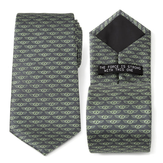 Corbata gris de Grogu de Star Wars