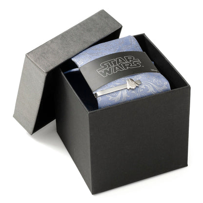 Star Wars Darth Vader Blue Damask Tie and Tie Bar Gift Set - My Men's Shop