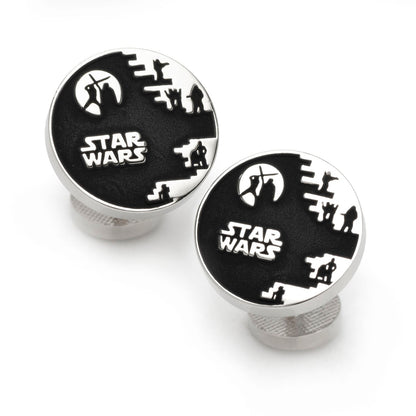 Star Wars Death Star Graphic Cufflinks - My Men's Shop