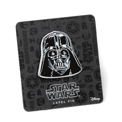 Set de regalo de calcetines y pin de solapa de Star Wars Darth Vader en blanco, negro y gris
