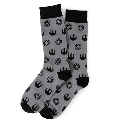 Set de regalo de calcetines y pin de solapa de Star Wars Darth Vader en blanco, negro y gris