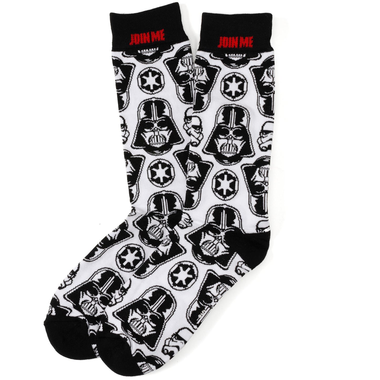 Set de regalo de calcetines y pin de solapa de Star Wars Darth Vader en blanco, negro y gris