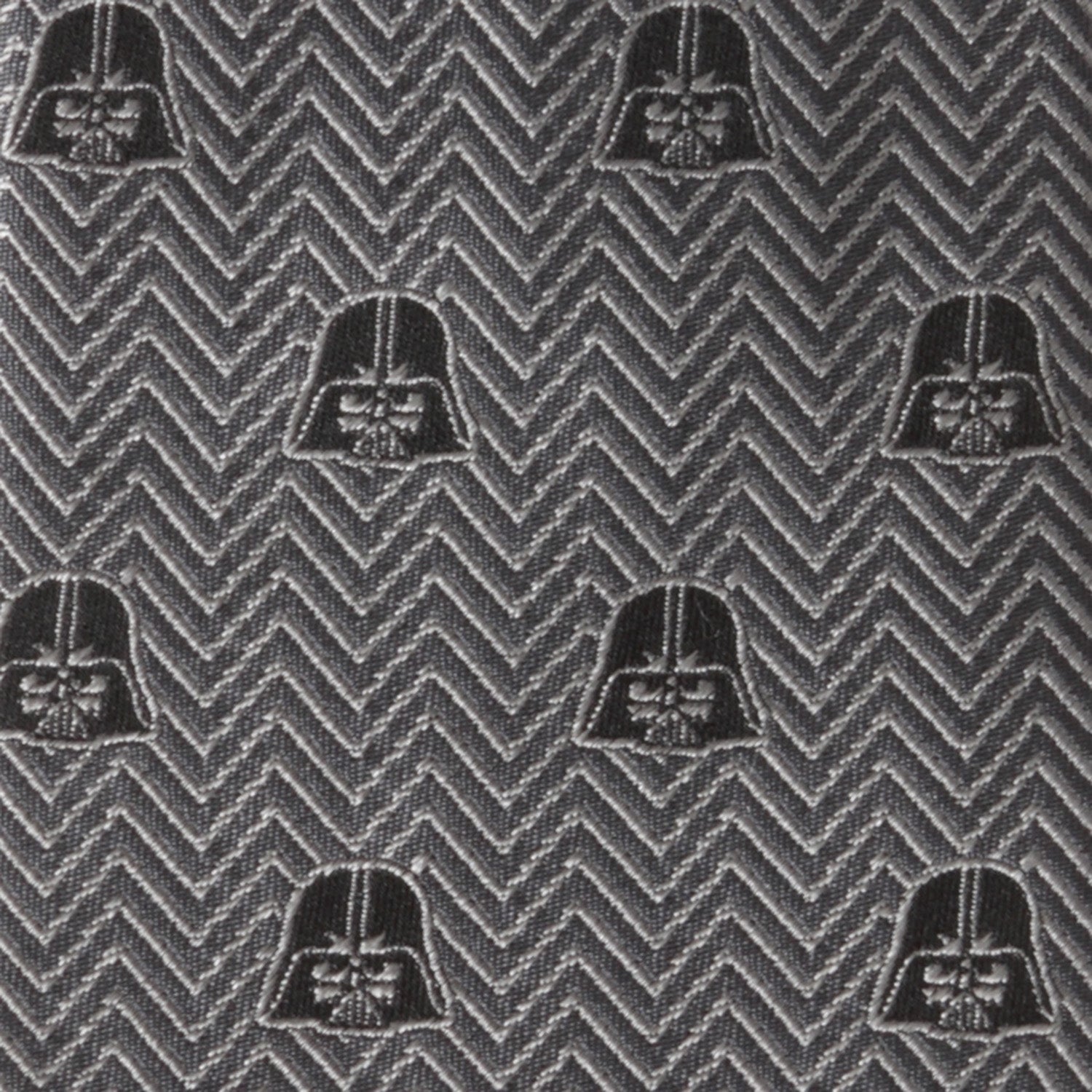 Star Wars Darth Vader Black and Gray Herringbone Tie - My Men's Shop