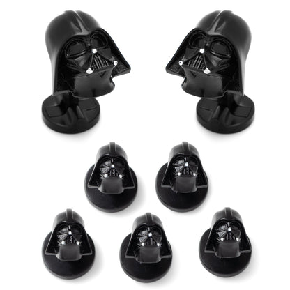 Set de mancuernillas 3D y 5 botones Star Wars Darth Vader