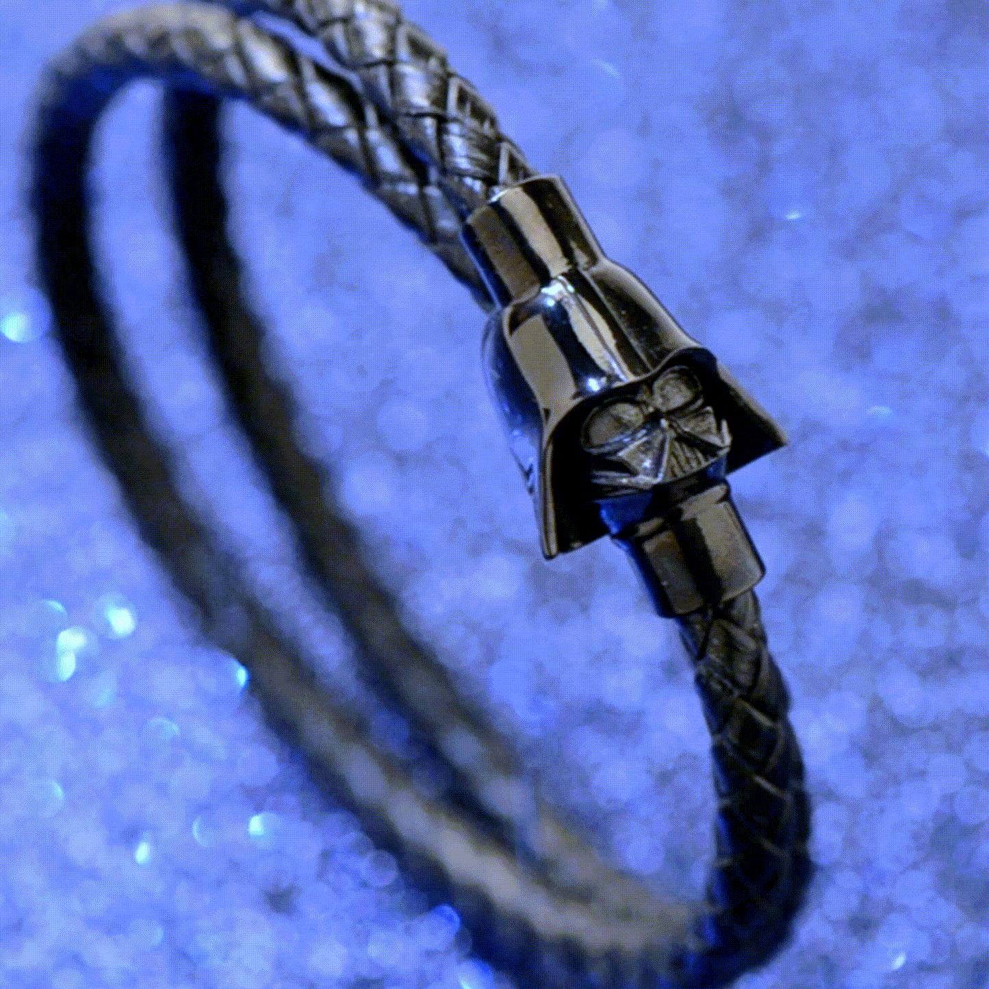 Pulsera de doble vuelta de Darth Vader de Star Wars