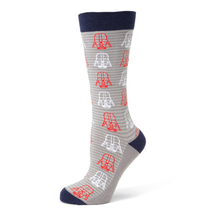 Star Wars Darth Vader Gray and Red Dress Socks and Lapel Pin Gift Set - My Men's Shop