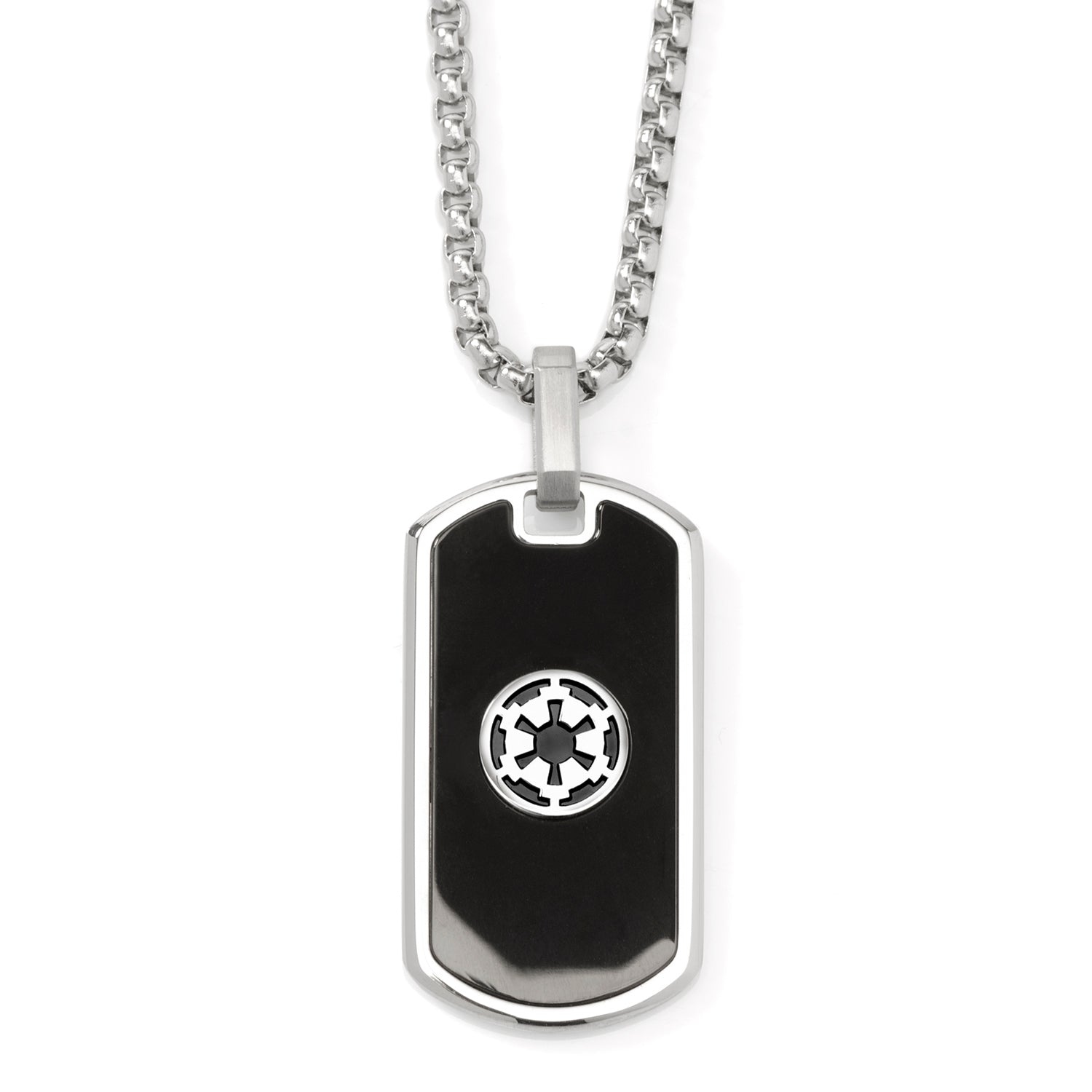 Star Wars Darth Vader Stainless Steel Printed Cufflinks with Empire and Rebel Crest Dog Tags Gift Set - My Men's Shop