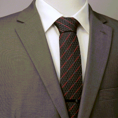 Corbata de rayas rojas y negras con sable de luz de Darth Vader de Star Wars