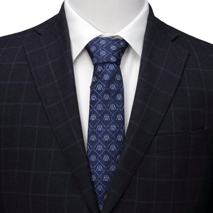 Star Wars Darth Vader and LIGHTSABER Blue Checkered Tie - My Men's Shop