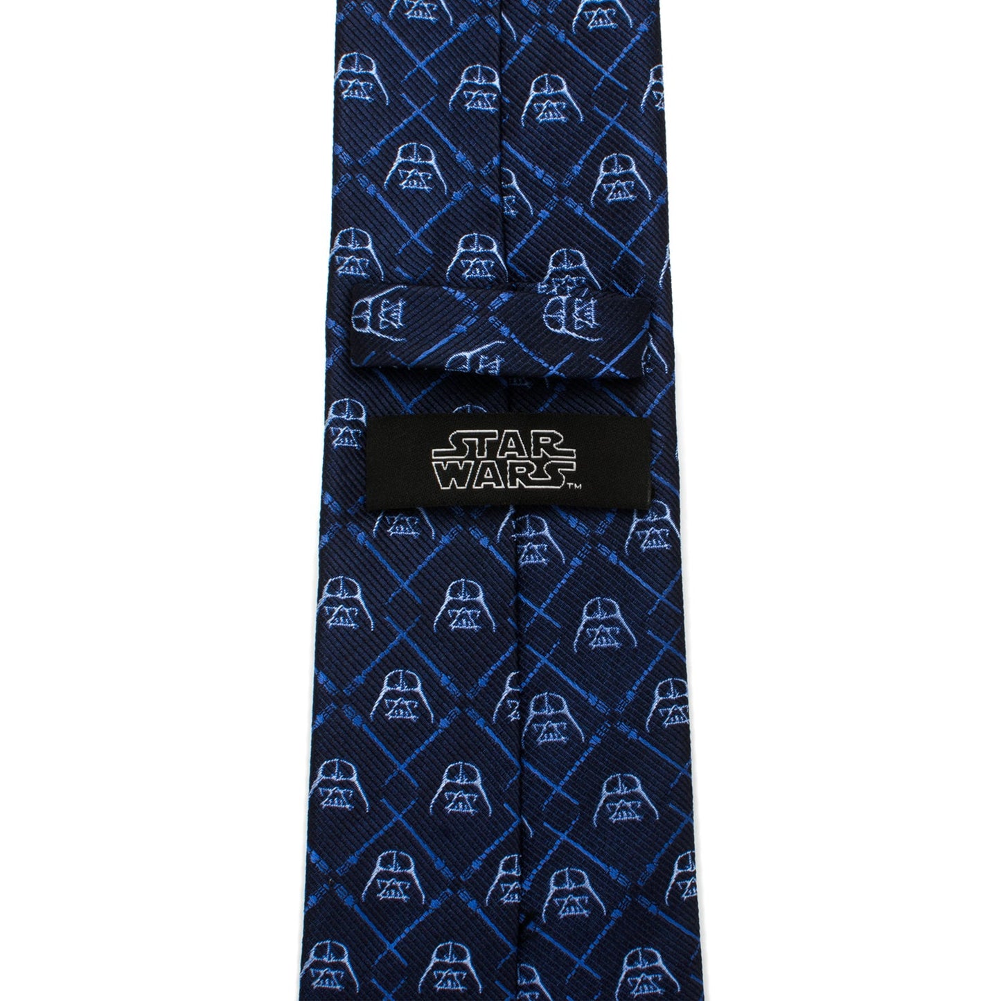 Corbata a cuadros azul de Star Wars Darth Vader y SABLE LÁSER