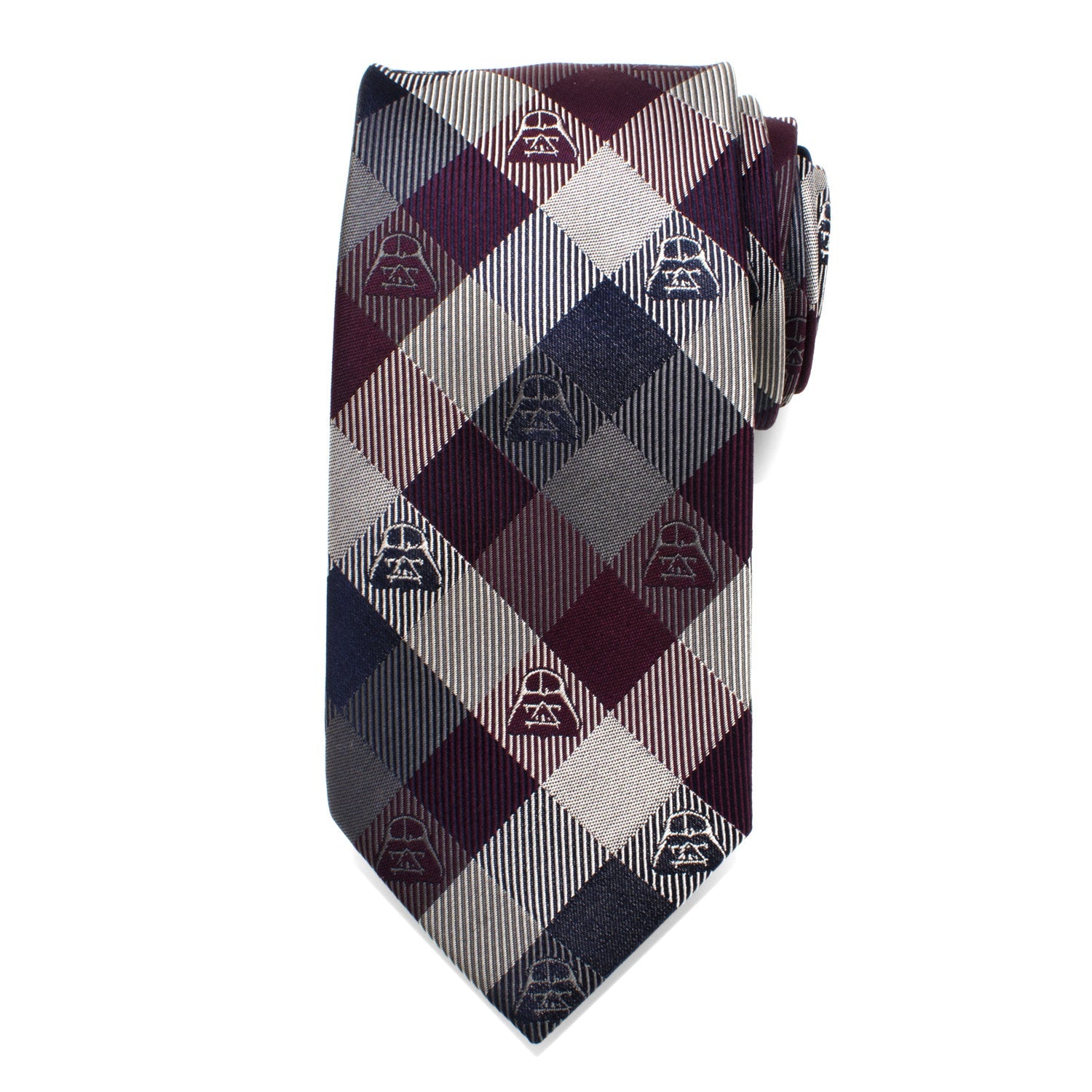 Star Wars Darth Vader Plum Plaid Tie - My Men's Shop