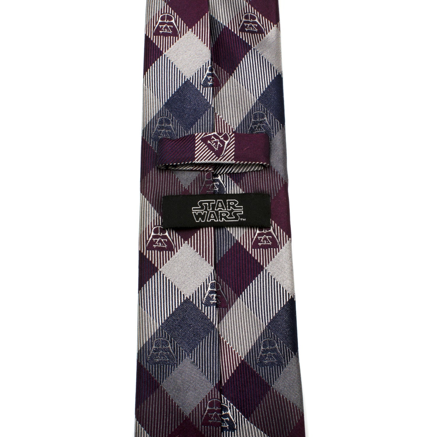 Star Wars Darth Vader Plum Plaid Tie - My Men's Shop