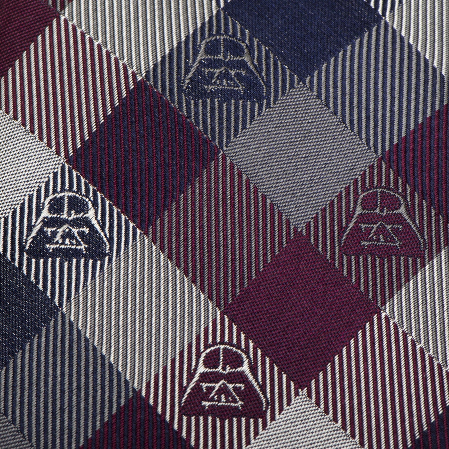 Star Wars Darth Vader Plum Plaid Tie - My Men's Shop