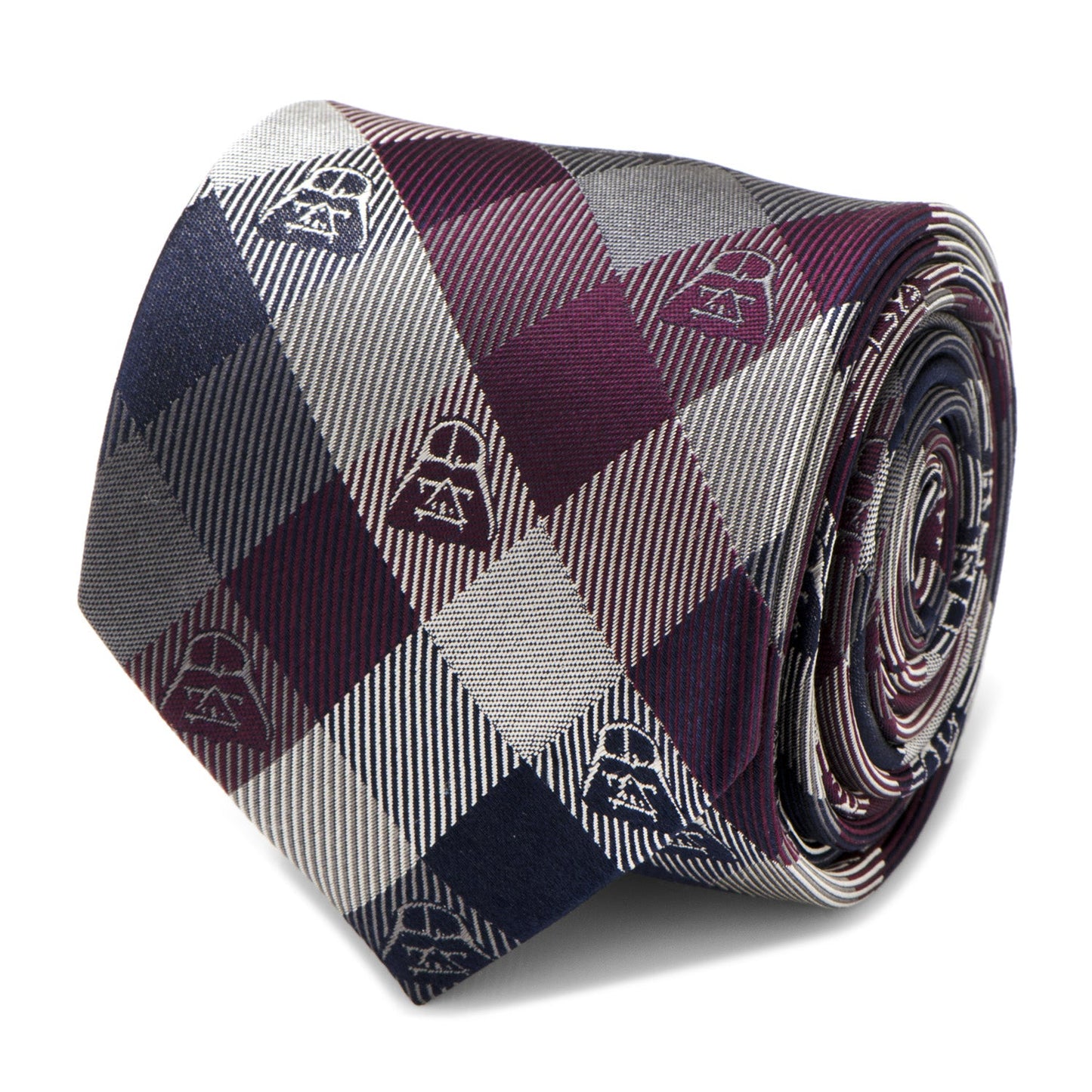 Star Wars Darth Vader Plum Plaid Tie - My Men's Shop