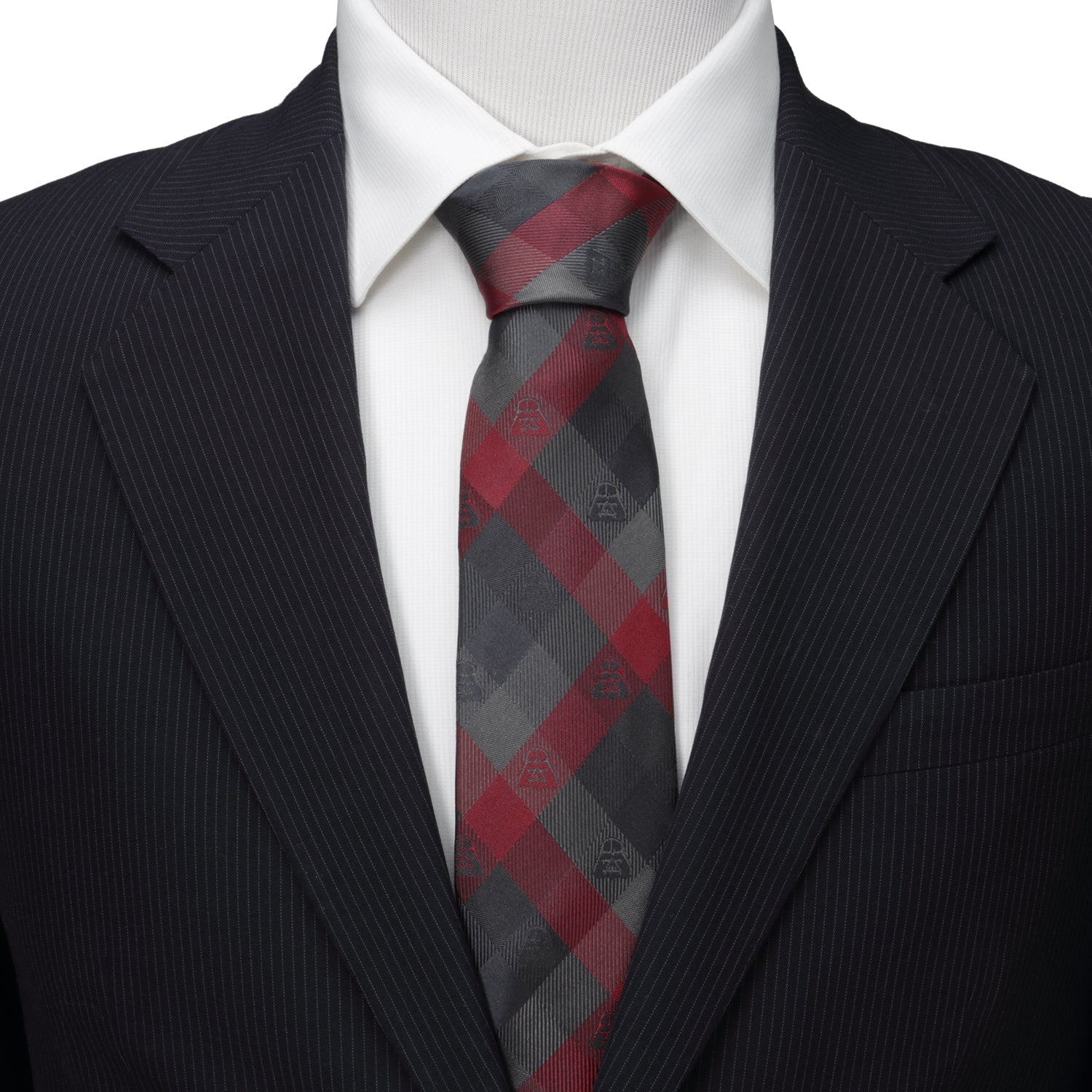 Star Wars Darth Vader Black and Red Plaid Tie - My Men's Shop