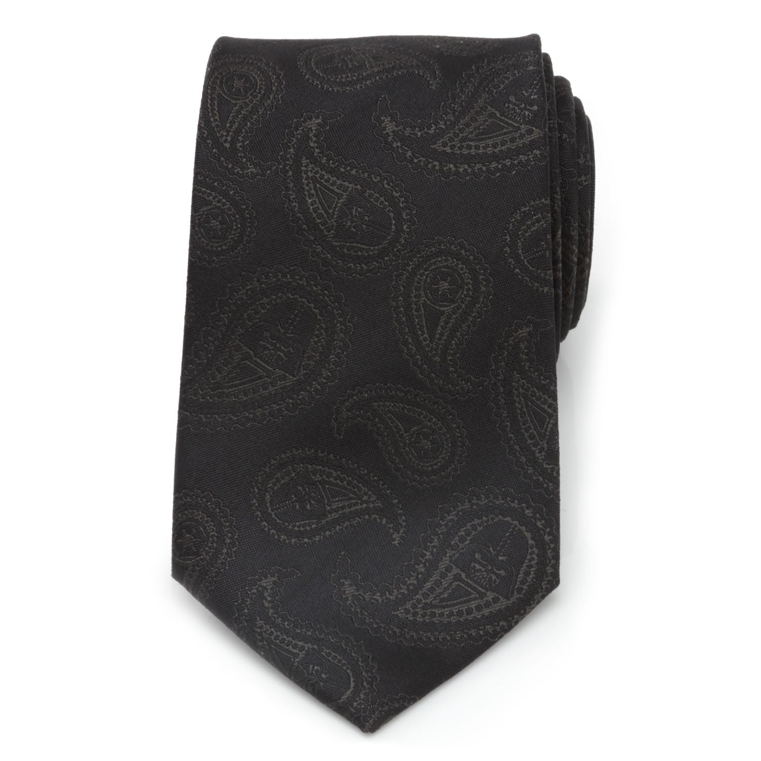 Star Wars Darth Vader Black Paisley Silk Tie - My Men's Shop