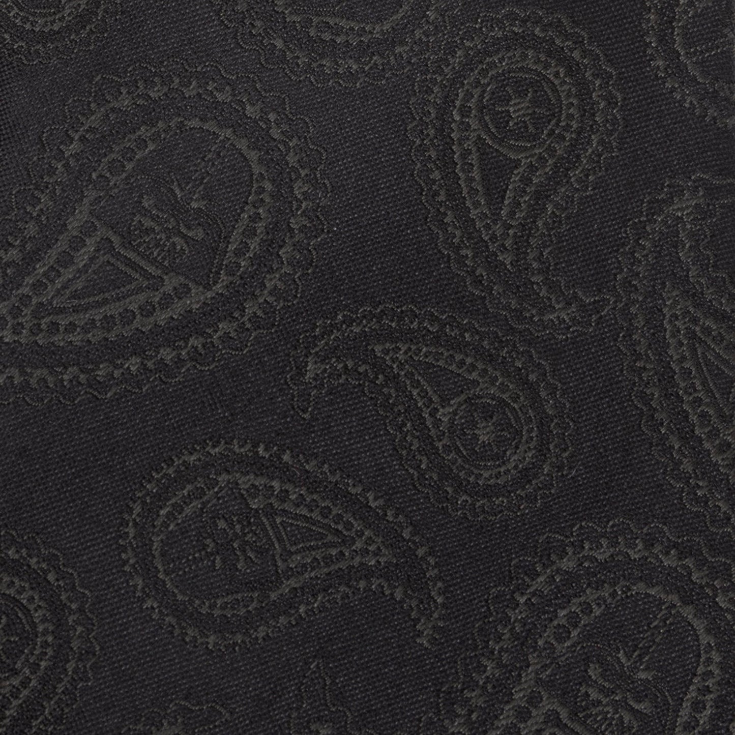 Corbata de seda negra con diseño de cachemir de Darth Vader de Star Wars