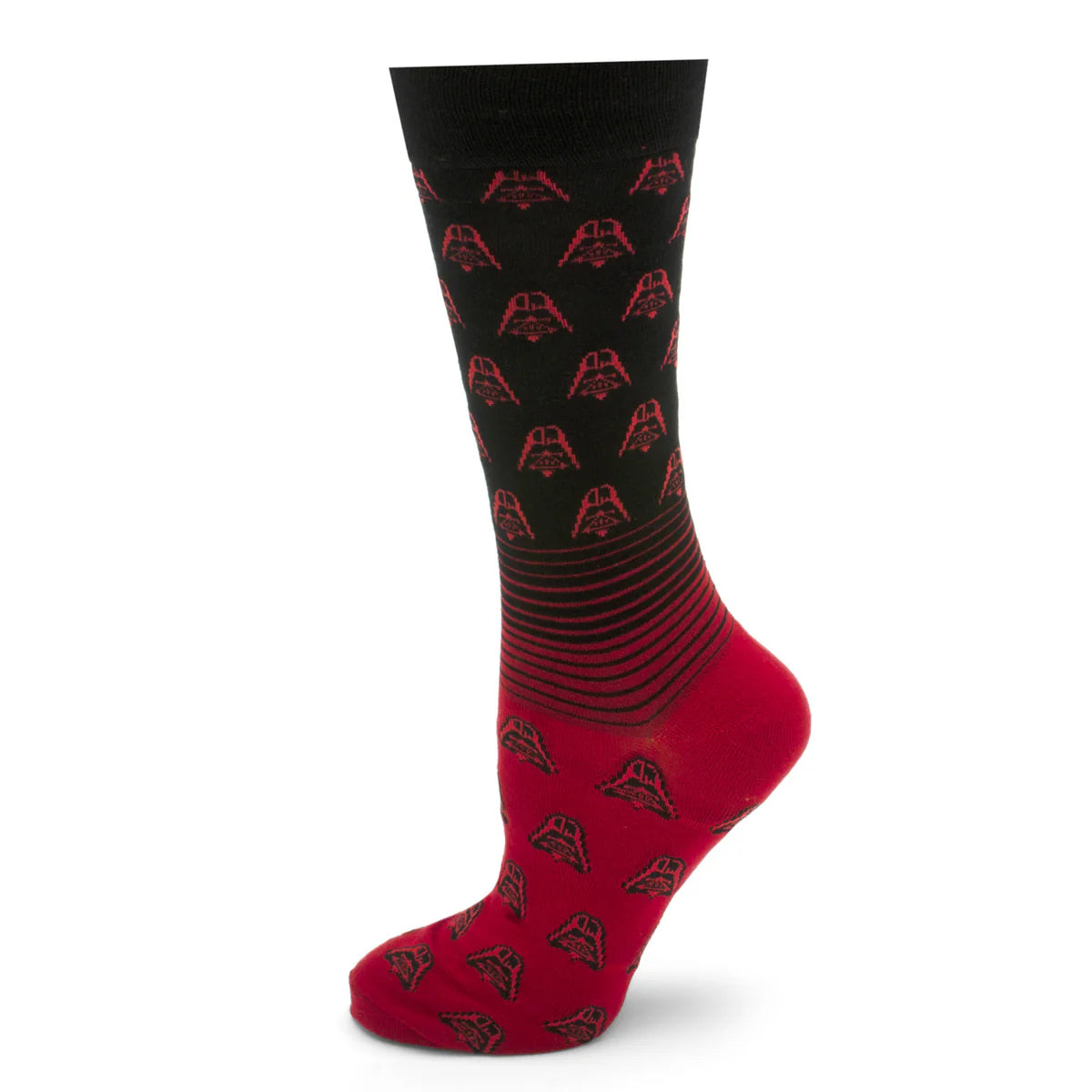 Star Wars Darth Vader Red Ombre Dress Socks and Lapel Pin Gift Set - My Men's Shop