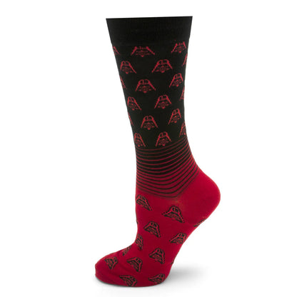 Star Wars Darth Vader Red Ombre Dress Socks and Lapel Pin Gift Set - My Men's Shop