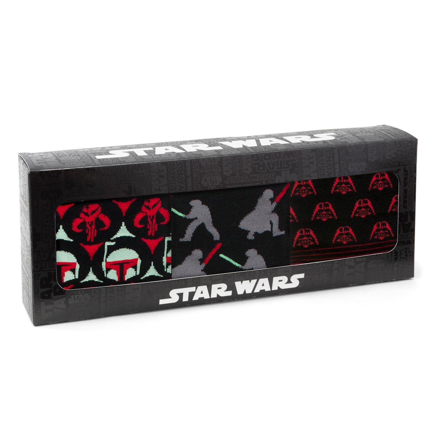 Star Wars Dress Socks 3-Pack with Darth Vadar Lapel Pin Gift Set - My Men's Shop