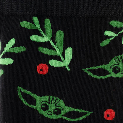 Set de regalo de calcetines de vestir y pin de solapa de Star Wars Mandalorian Grogu Holiday