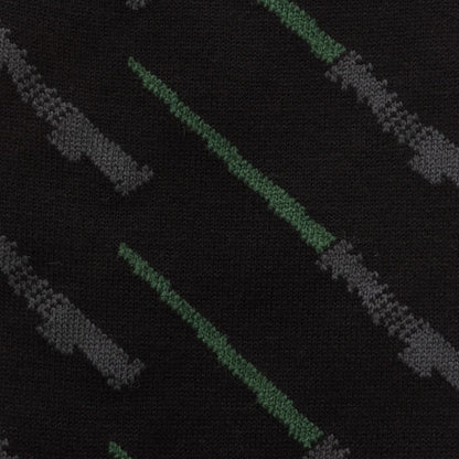 Set de regalo de calcetines de vestir con sable de luz verde de Star Wars y pin de solapa del emblema Jedi
