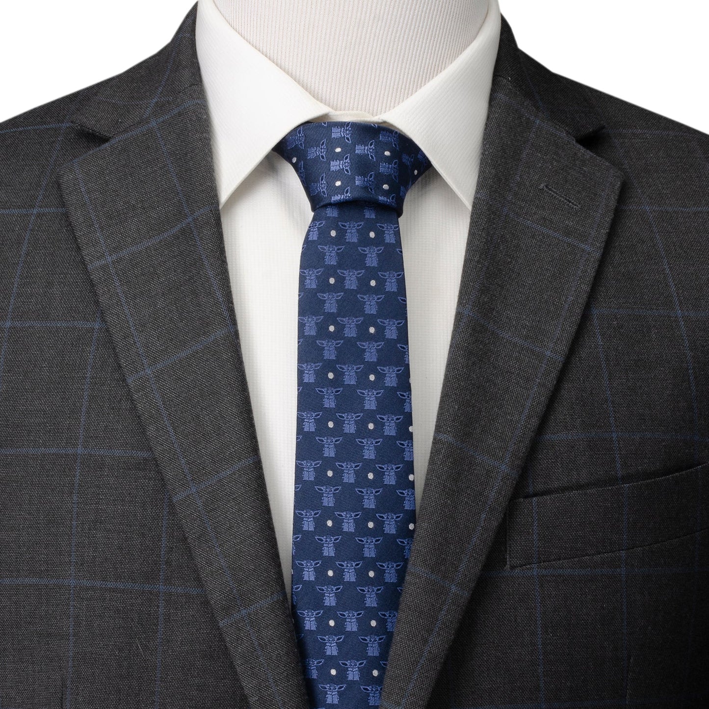 Star Wars Grogu Navy Blue Tie - My Men's Shop