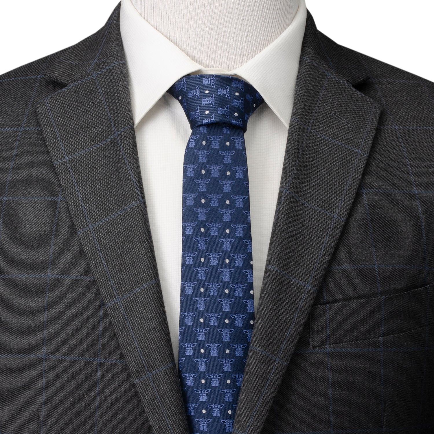 Star Wars Grogu Navy Blue Tie - My Men's Shop