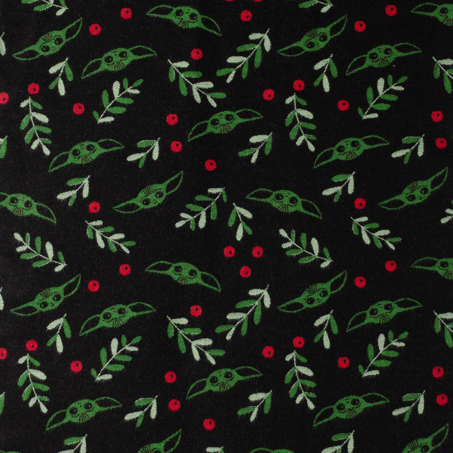Star Wars Grogu Holiday Black and Green Scarf - My Men's Shop