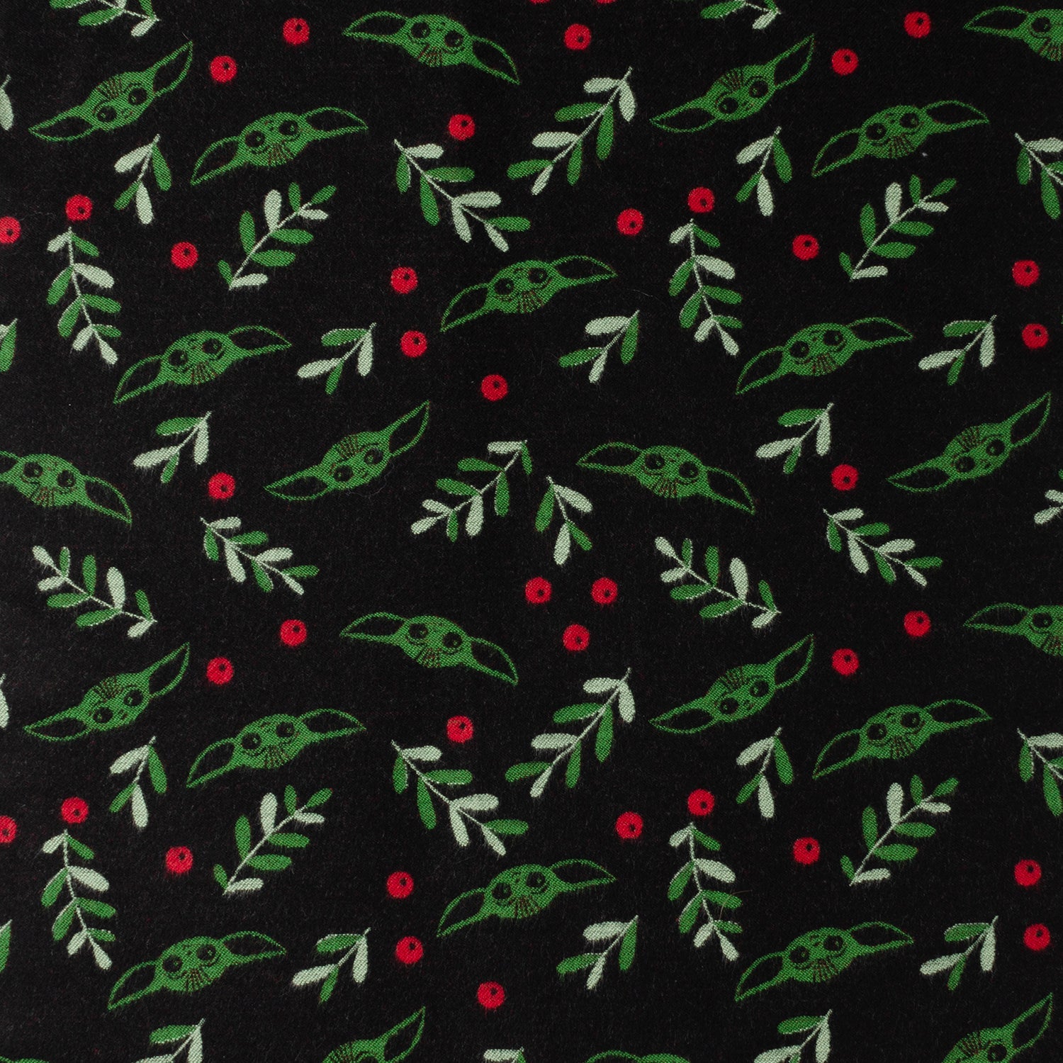 Star Wars Grogu Holiday Black and Green Scarf - My Men's Shop