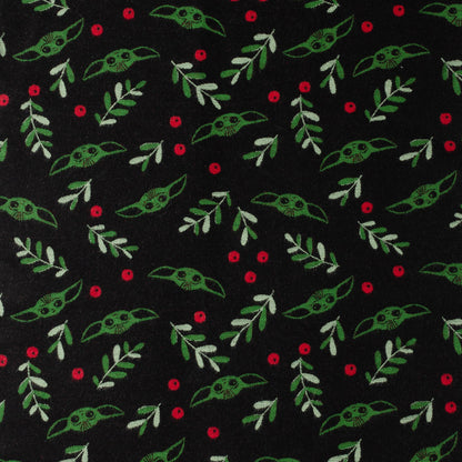 Star Wars Grogu Holiday Black and Green Scarf - My Men's Shop