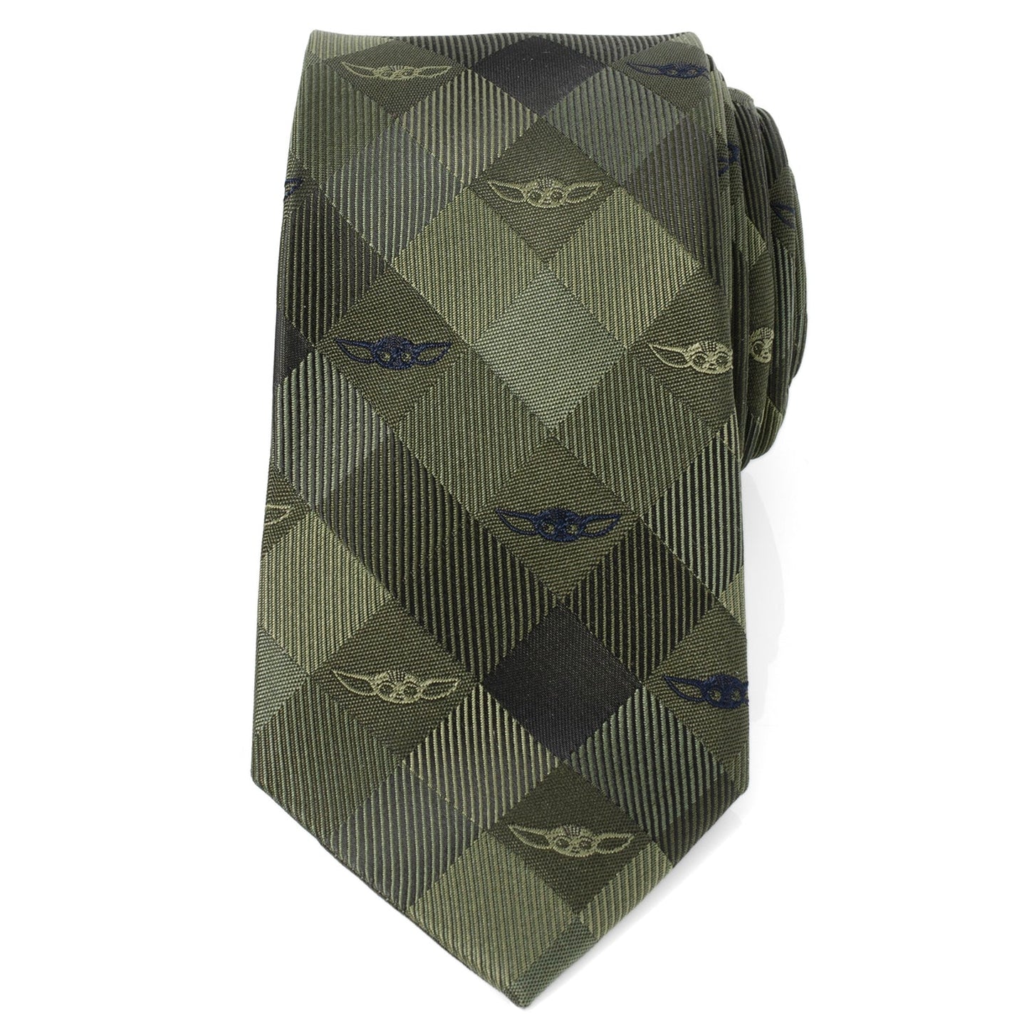 Star Wars Grogu Green Plaid Tie - My Men's Shop