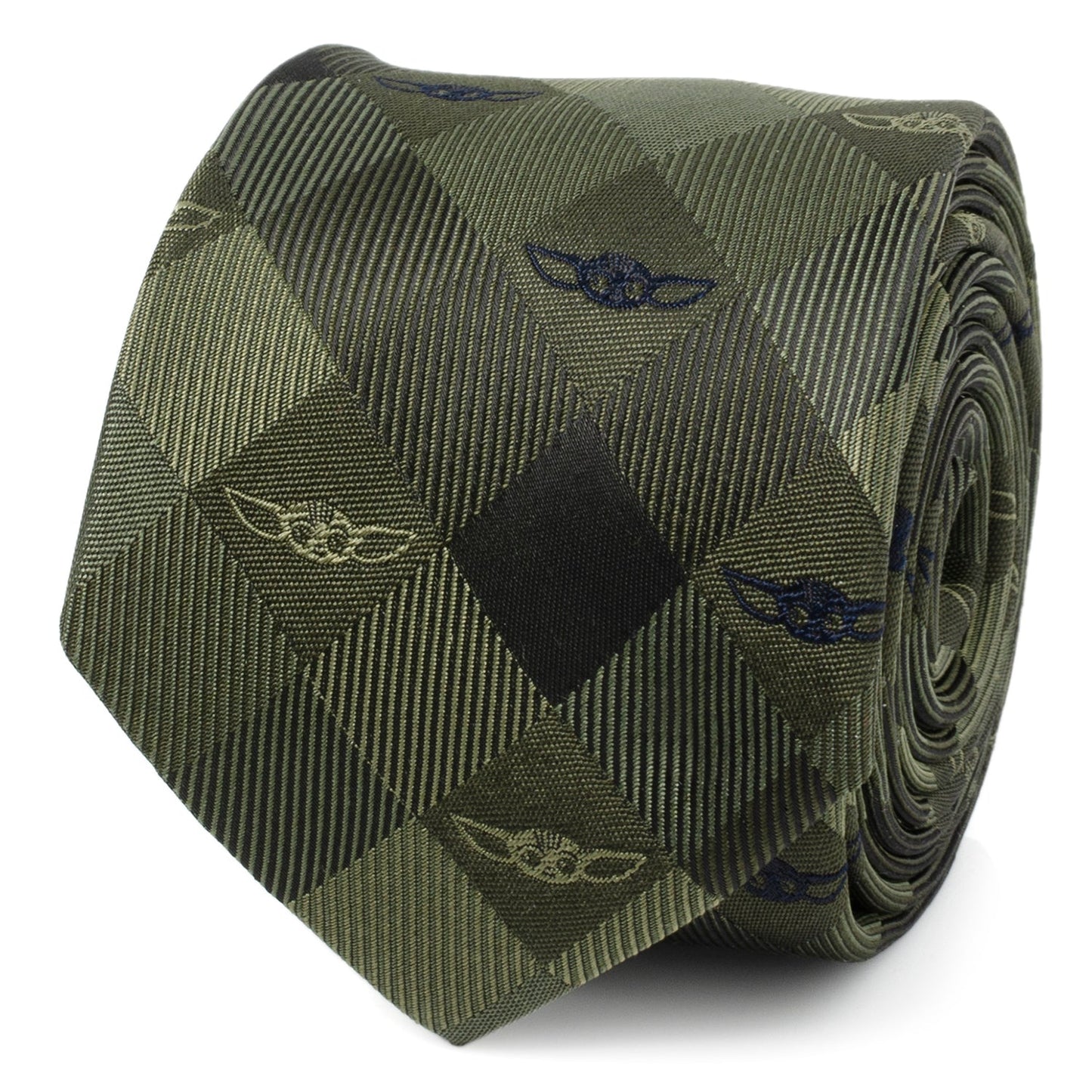 Star Wars Grogu Green Plaid Tie - My Men's Shop