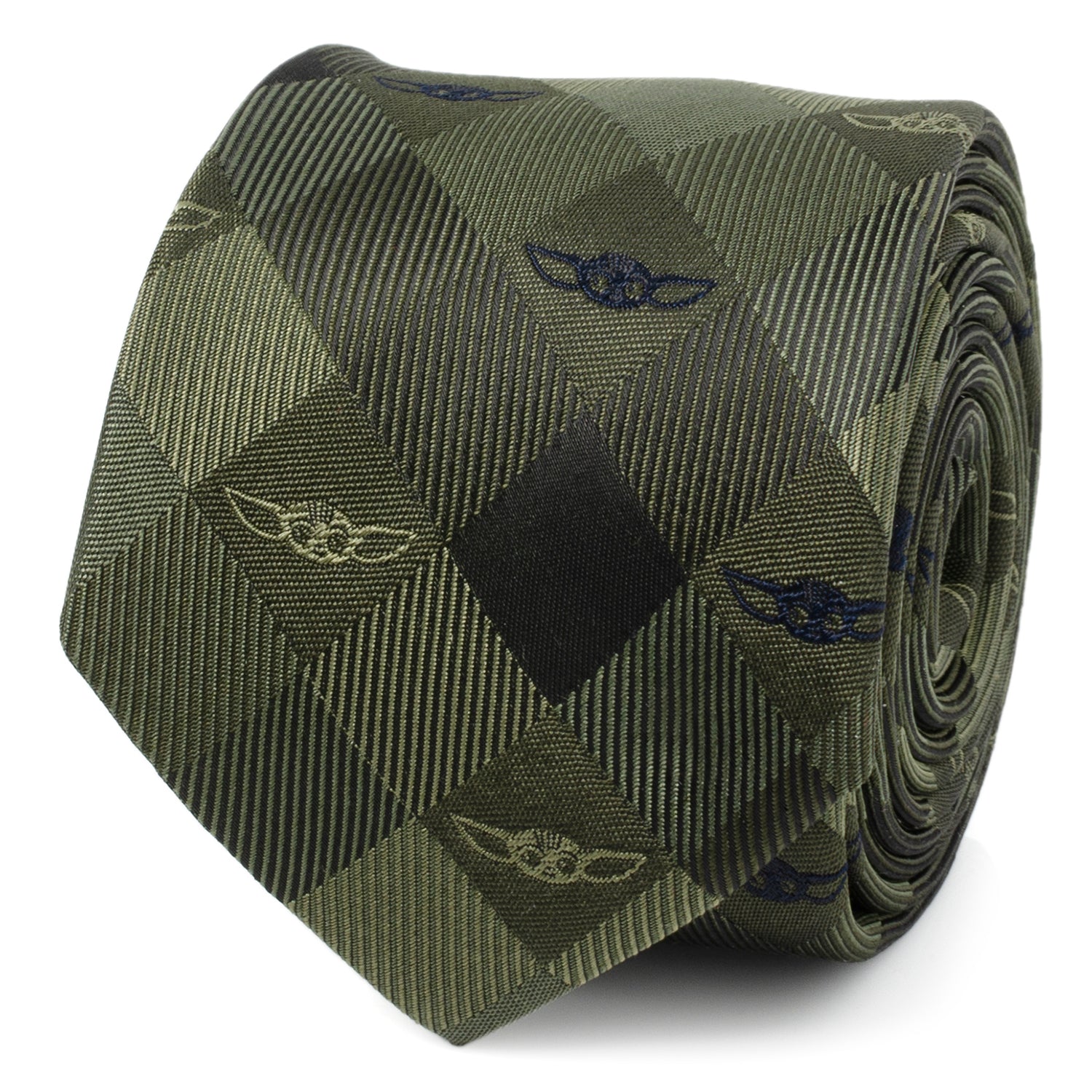 Star Wars Grogu Green Plaid Tie - My Men's Shop
