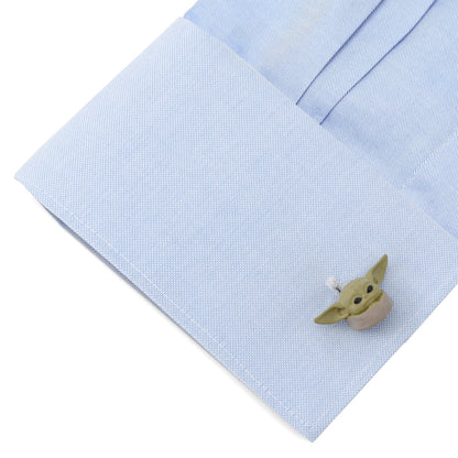 Star Wars Grogu 3D Cufflinks and 5-Stud Set - My Men's Shop