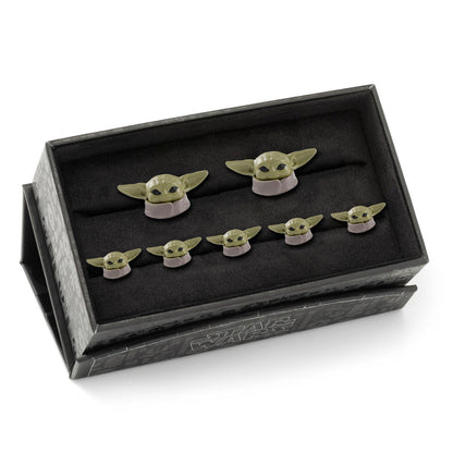 Star Wars Grogu 3D Cufflinks and 5-Stud Set - My Men's Shop