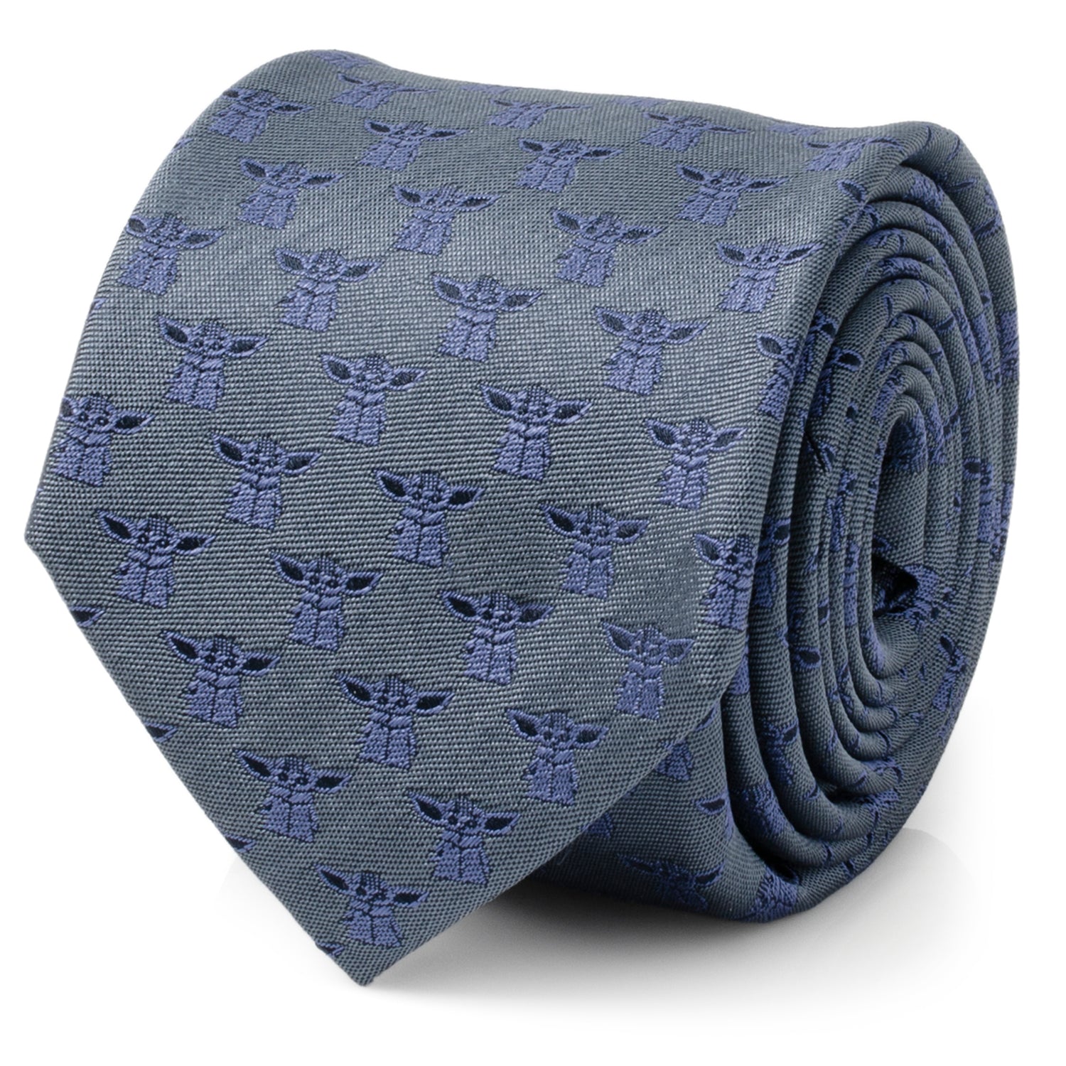 Star Wars Grogu Blue Tonal Tie - My Men's Shop