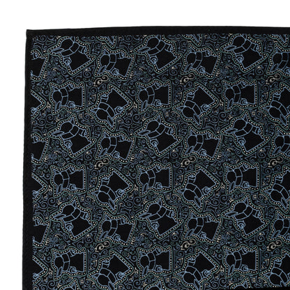 Star Wars Grogu Outline Navy Blue Pocket Square - My Men's Shop