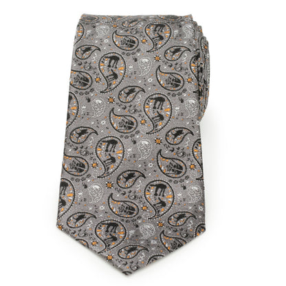 Star Wars Battle of Hoth Paisley Gray Tie - My Men's Shop