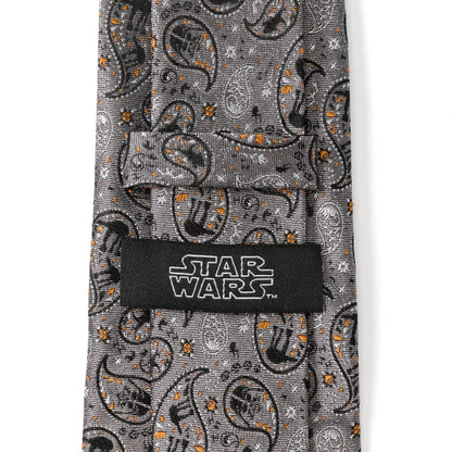 Star Wars Battle of Hoth Paisley Gray Tie - My Men's Shop