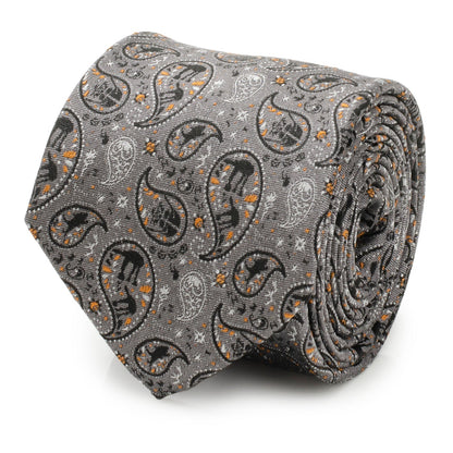 Star Wars Battle of Hoth Paisley Gray Tie - My Men's Shop