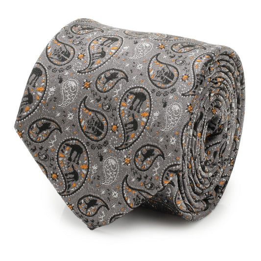 Star Wars Battle of Hoth Paisley Gray Tie - My Men's Shop